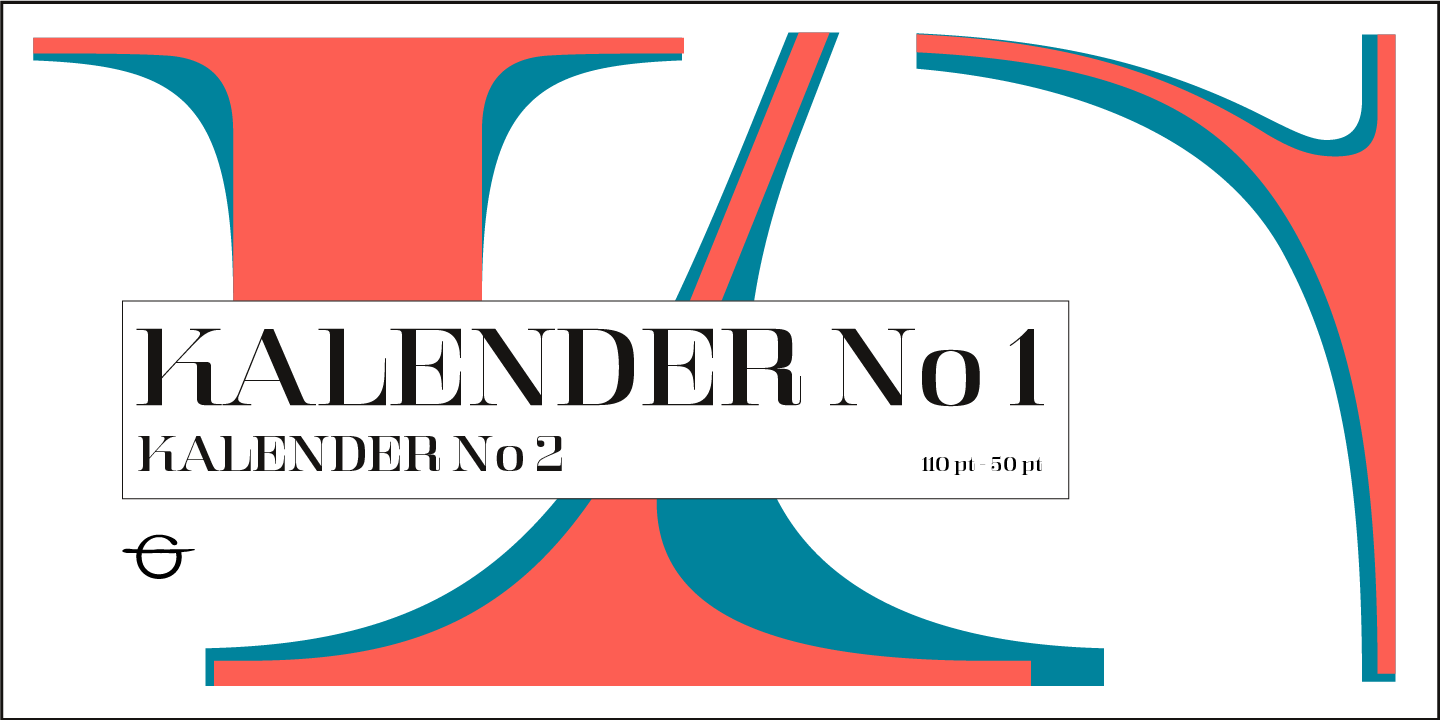 Kalender Serif No 2 Font preview